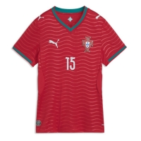 Camiseta Portugal Joao Neves #15 Primera Equipación Replica Mundial 2026 para mujer mangas cortas